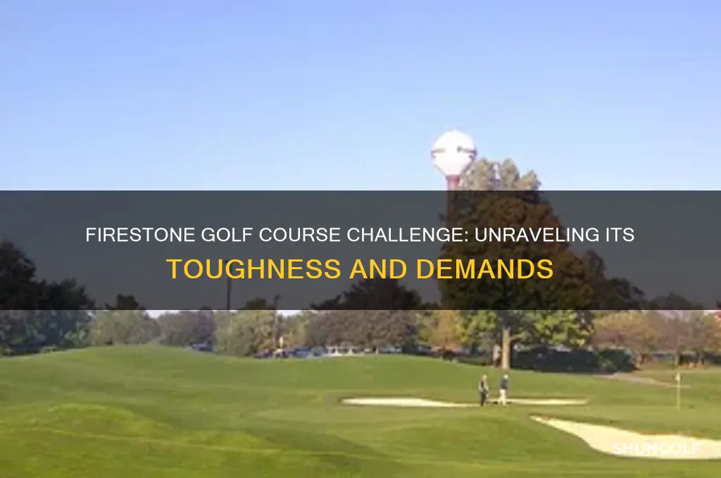 how tough is the firestone golf course