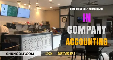 Golf Membership Accounting: Proper Treatment in Company Financial Records