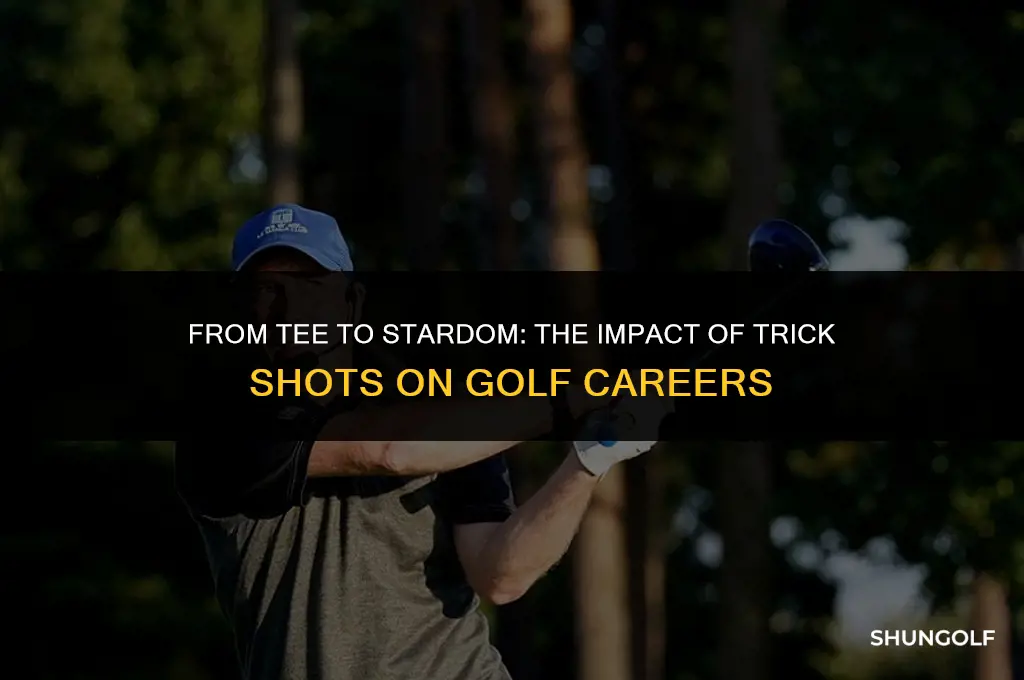 how trick shots made a golf career
