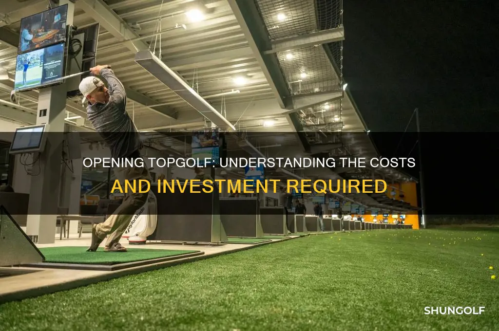 how uch does it cost to open top golf