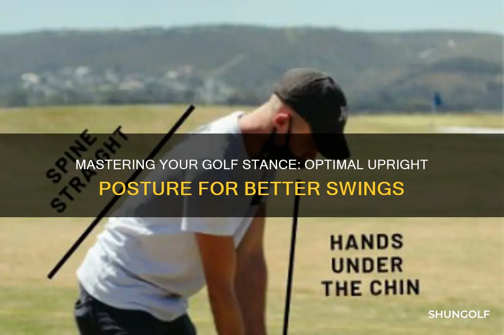 how upright should my golf stance be