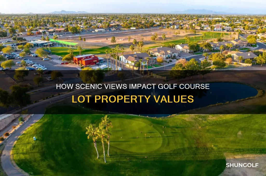 how view effects golf course lot value