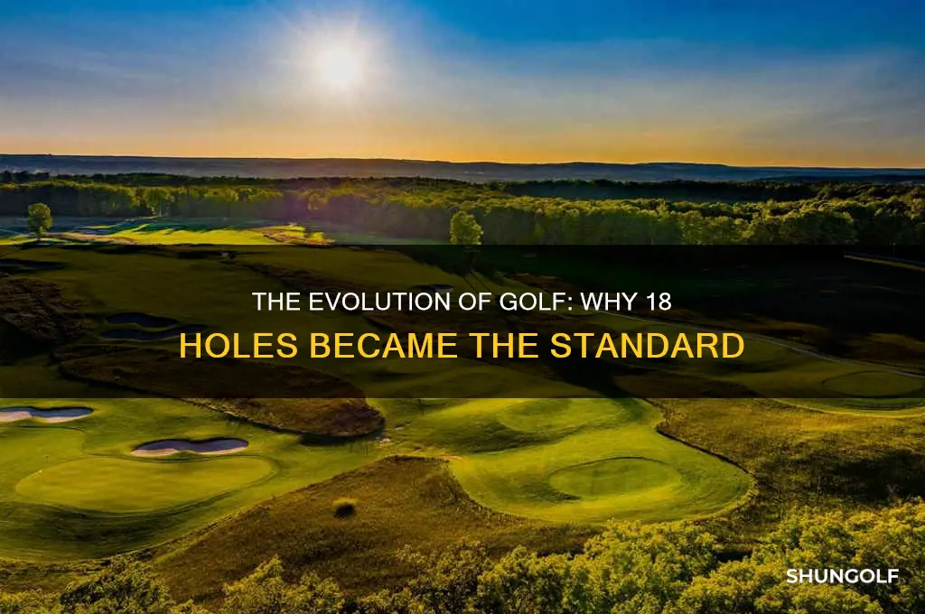 how was 18 holes of golf determined