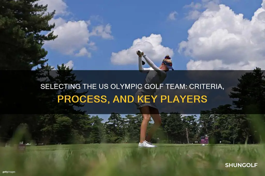 how was the us olympic golf team chosen