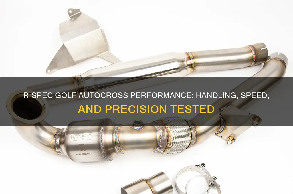 how well does a r spec golf autocross