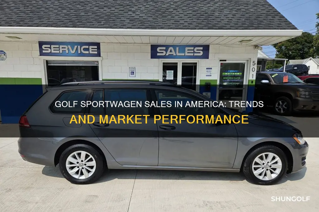 how well is the golf sportwagen selling in america