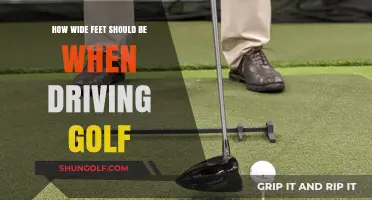 Mastering Golf Stance: Optimal Foot Width for Driving Success