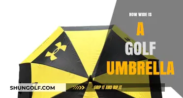 Golf Umbrella Dimensions: How Wide Do They Get?