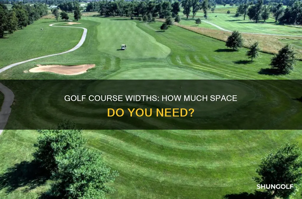 how wide is a golf