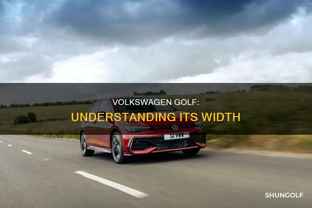 how wide is a volkswagen golf
