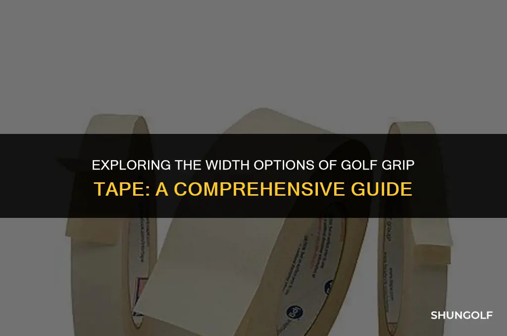 how wide is golf grip tape