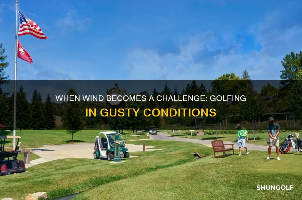 how windy is too windy for golf