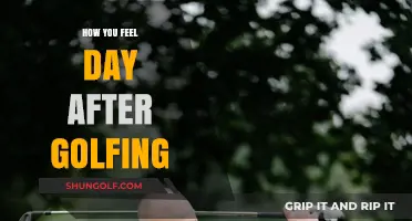 Golfing Bliss: Sore but Satisfied the Day After