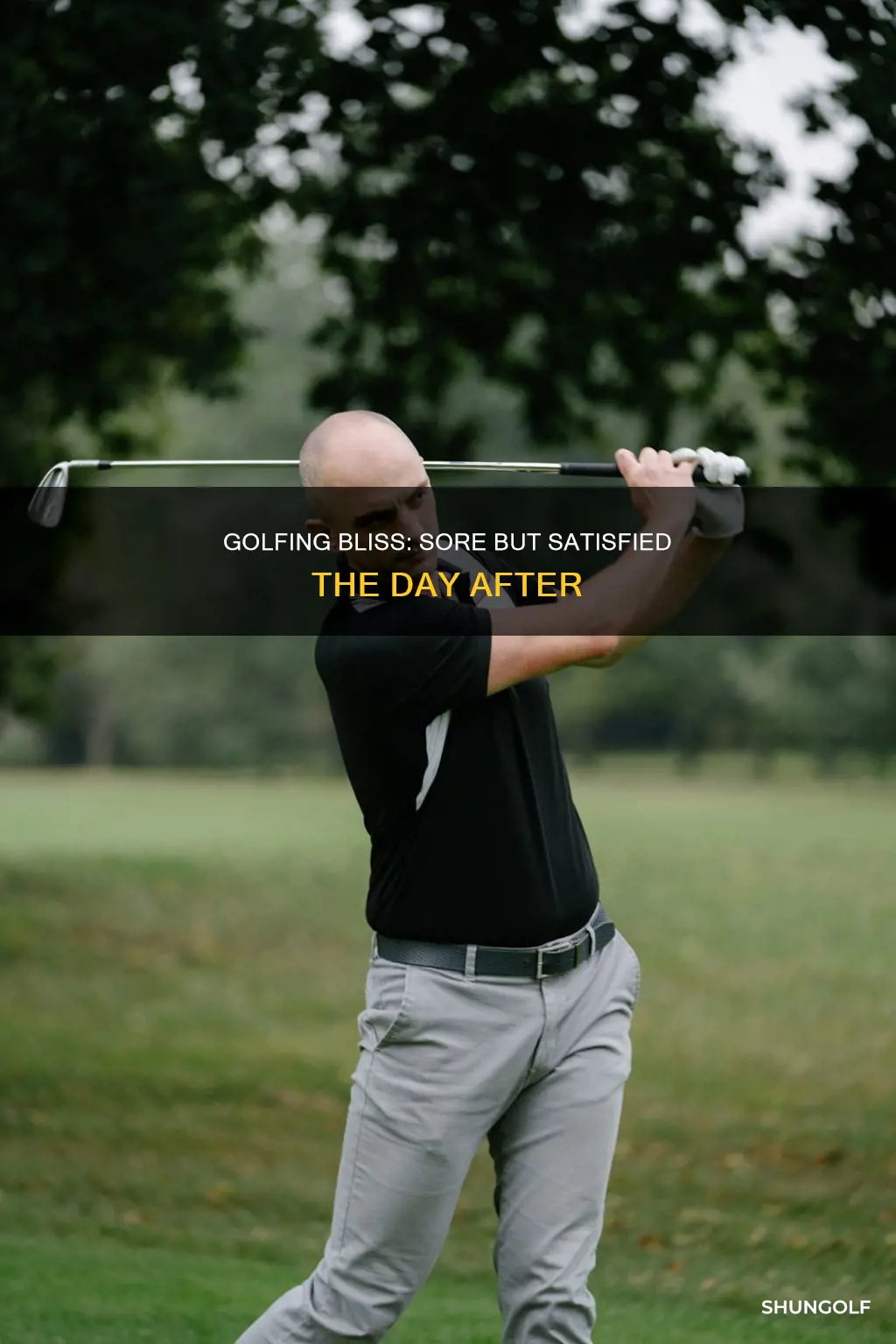 how you feel day after golfing