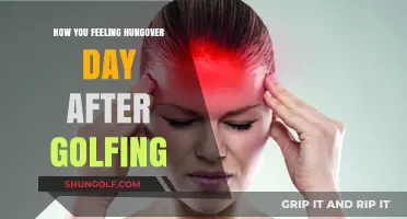 Golf Hangover: Surviving the Day After a Round on the Greens