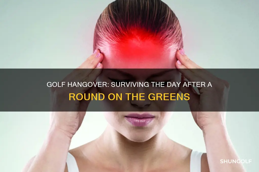 how you feeling hungover day after golfing