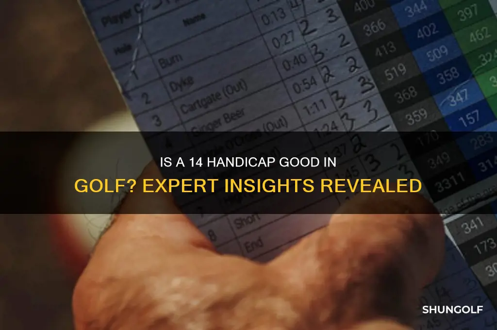 is 14 a good golf handicap