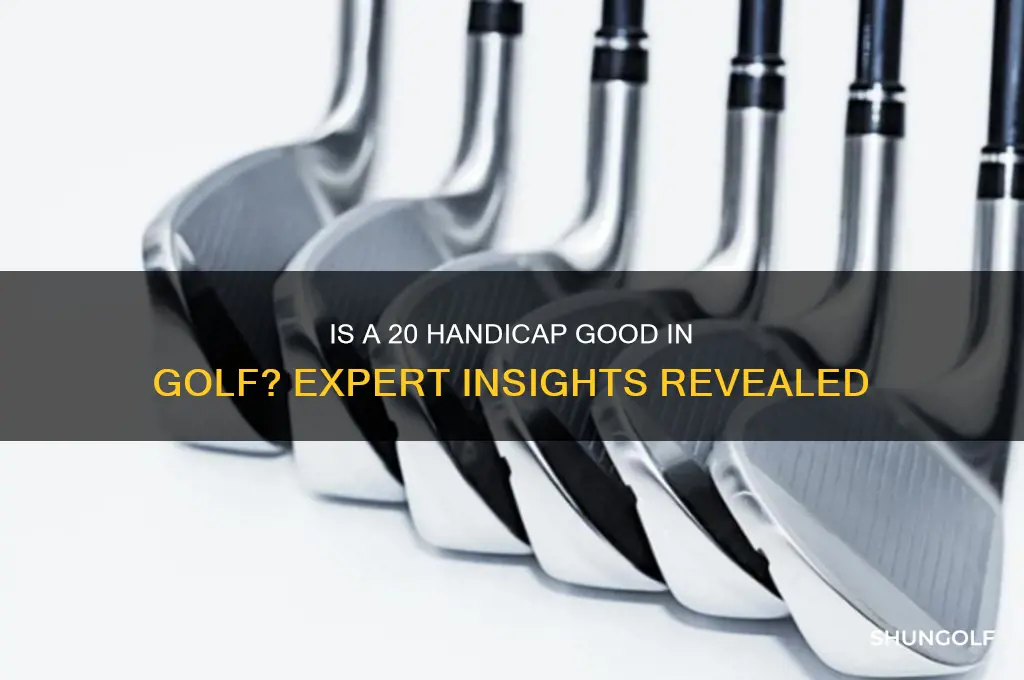 is 20 a good golf handicap