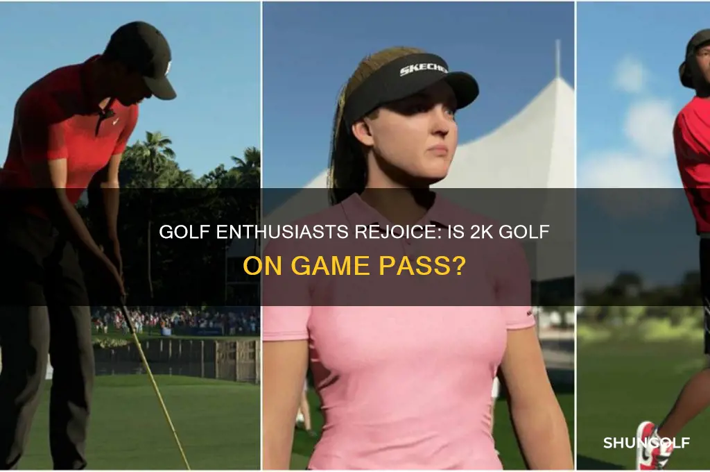 is 2k golf on game pass