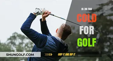 Cold Weather Golf: Is It Too Chilly at 30 Degrees?