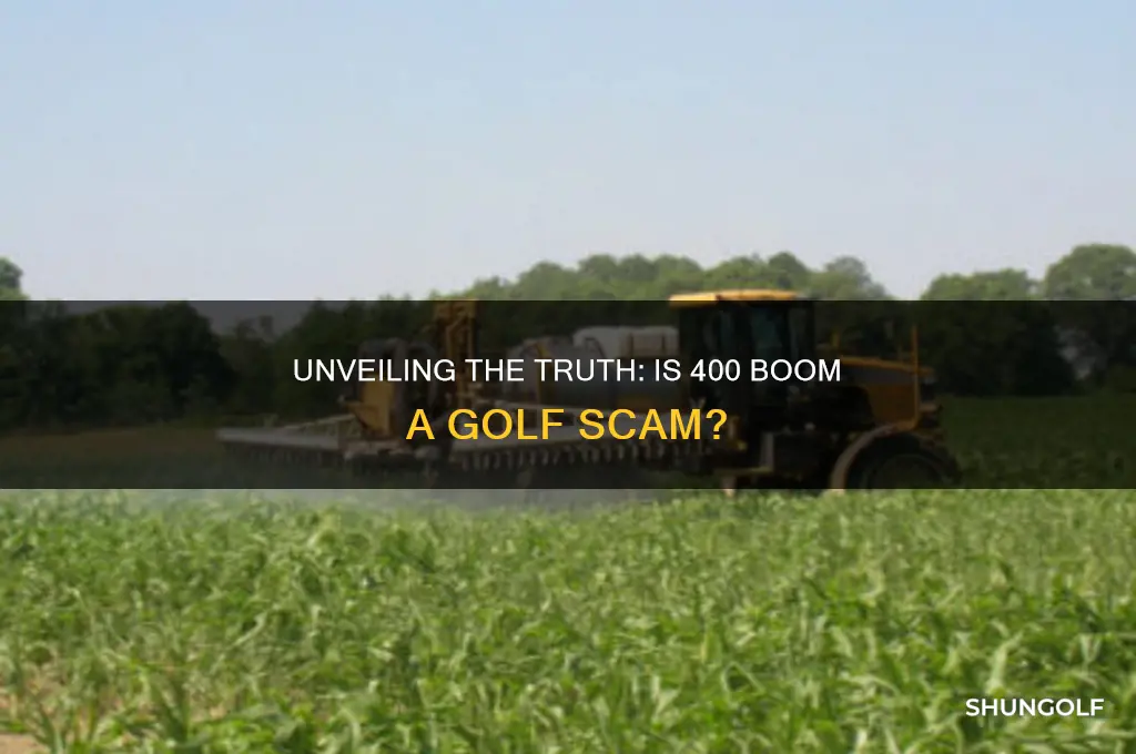 is 400 boom a scam for golf