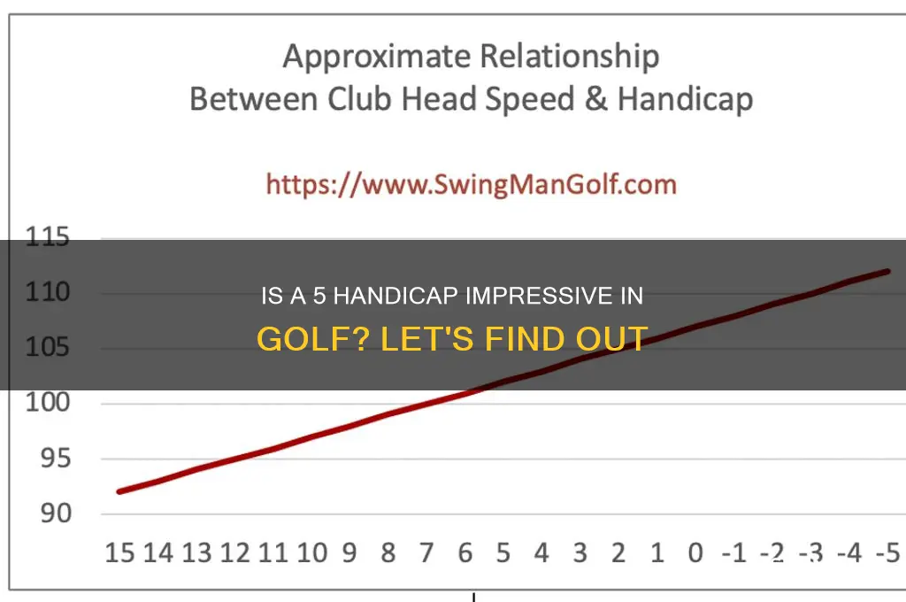 is 5 a good golf handicap