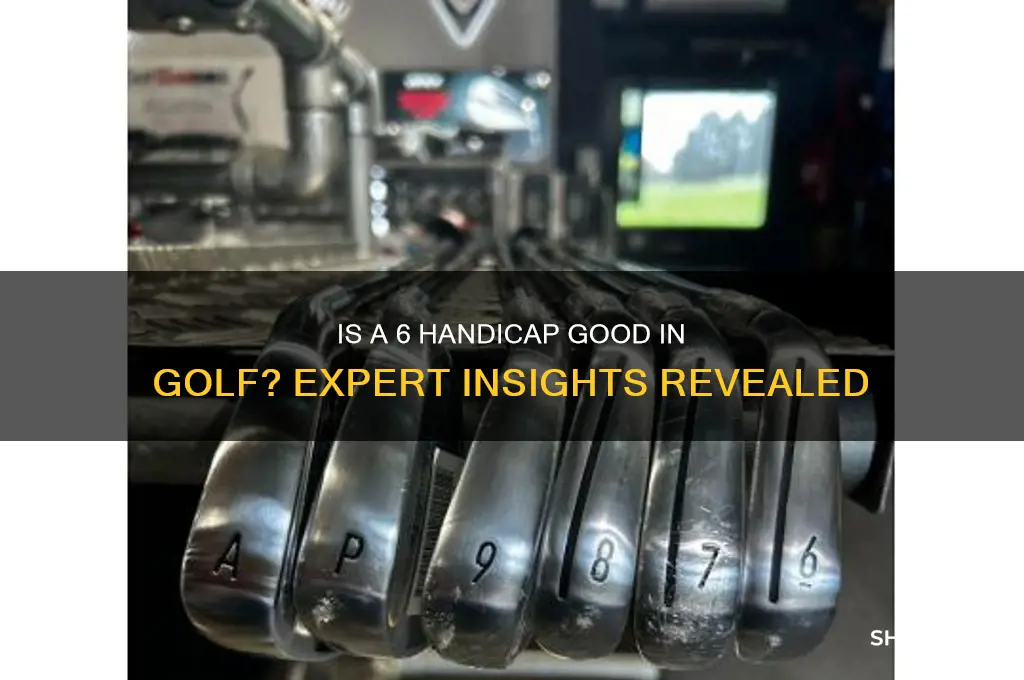 is 6 a good golf handicap