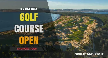 Is Seven Mile Beach Golf Course Open for Play?