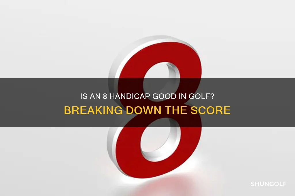 is 8 a good golf handicap