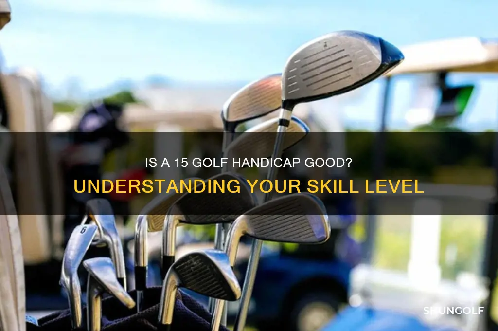is a 15 golf handicap good