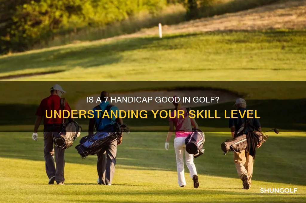 is a 7 handicap good in golf