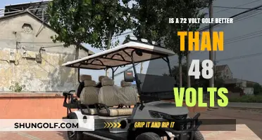 72V vs 48V Golf Carts: Which Voltage Offers Superior Performance?
