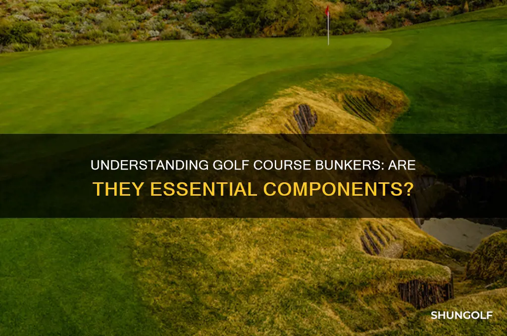 is a bunker part of a golf course