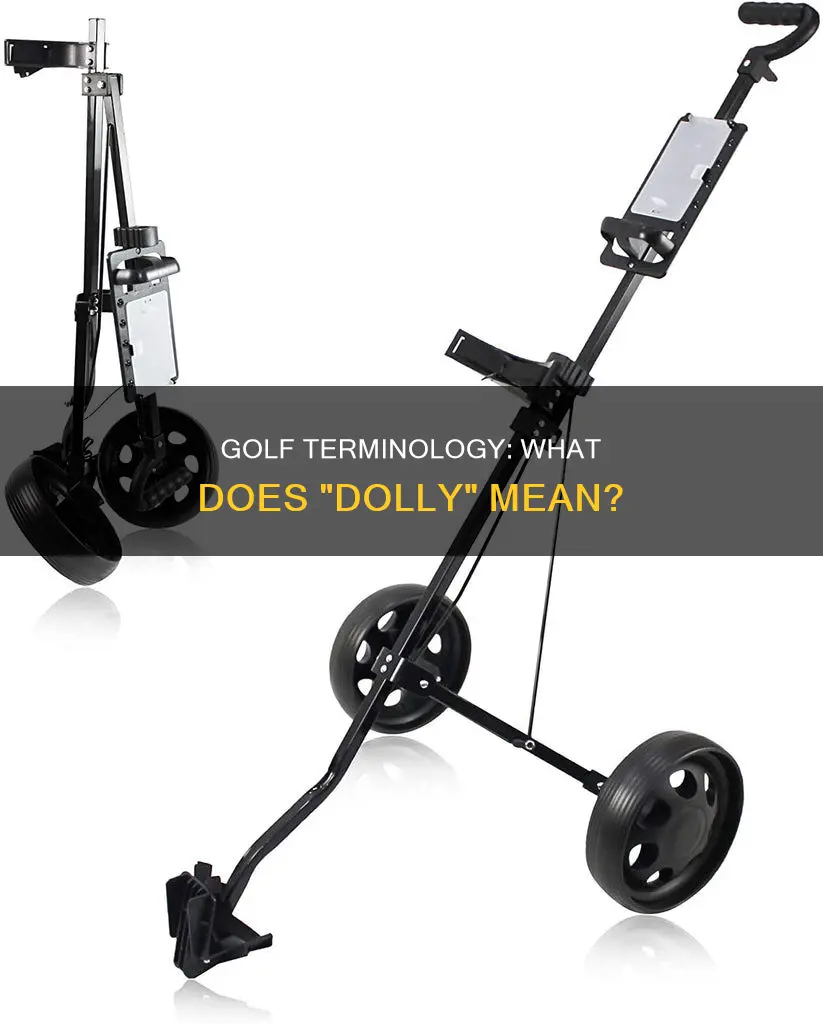 is a dolly a golf term