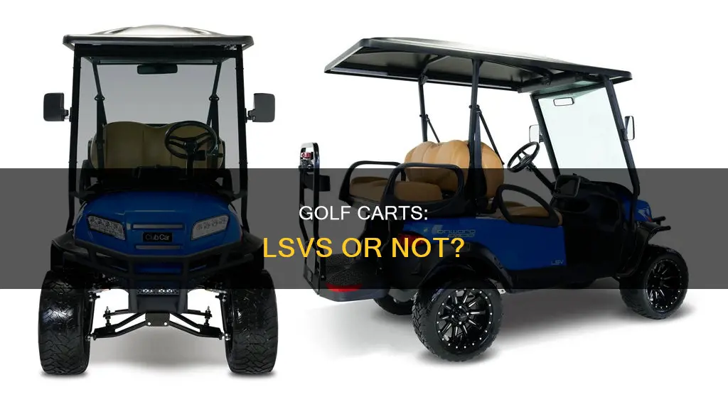 is a golf car an lsv