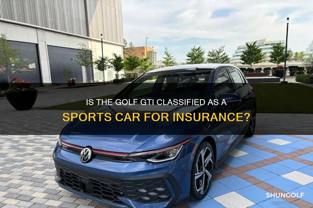 is a golf gti considered a sports car for insurance