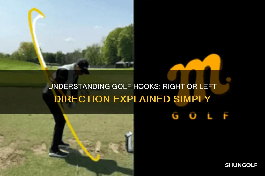 is a golf hook to the right or left