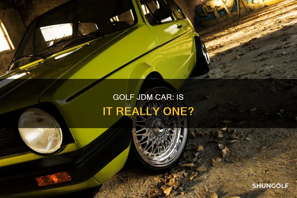 is a golf jdm car
