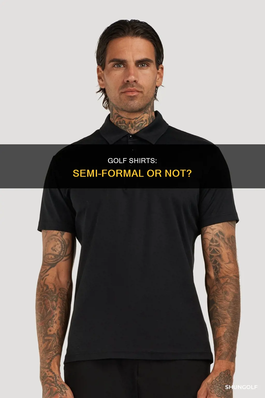 is a golf shirt semi formal