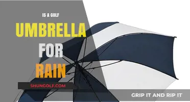 Golf Umbrellas: Rain or Shine Protection