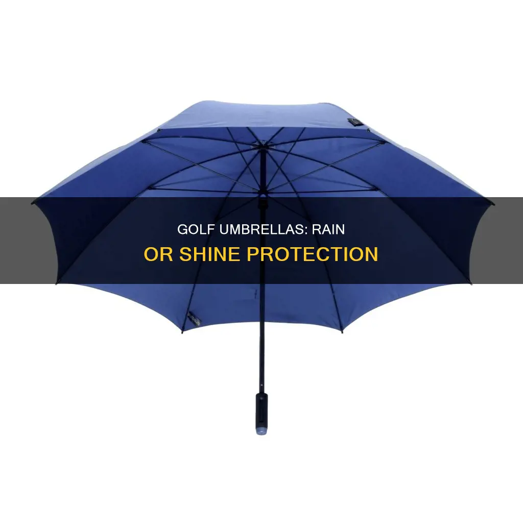 is a golf umbrella for rain