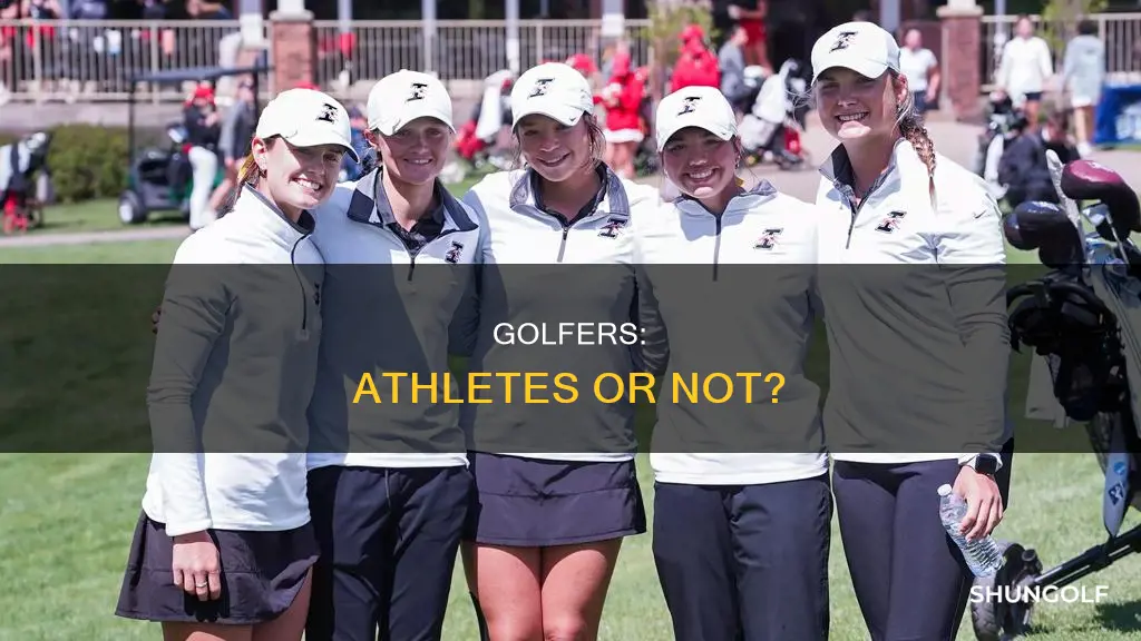 is a golfer an athlete