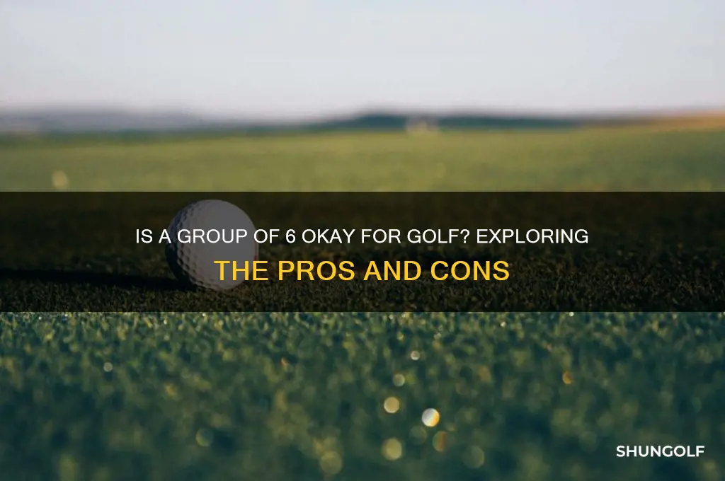 is a group of 6 ok golf