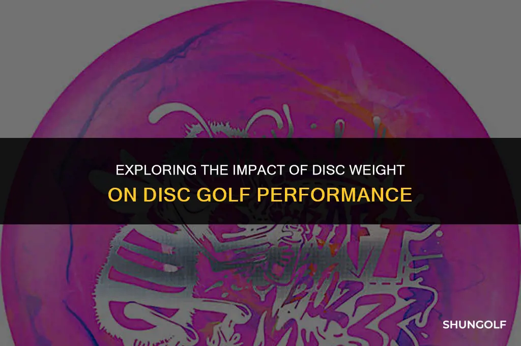 is a heavier disc better for disc golf