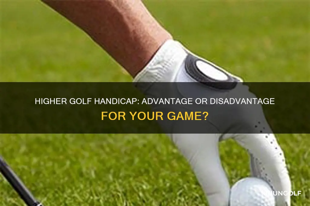 is a higher golf handicap better