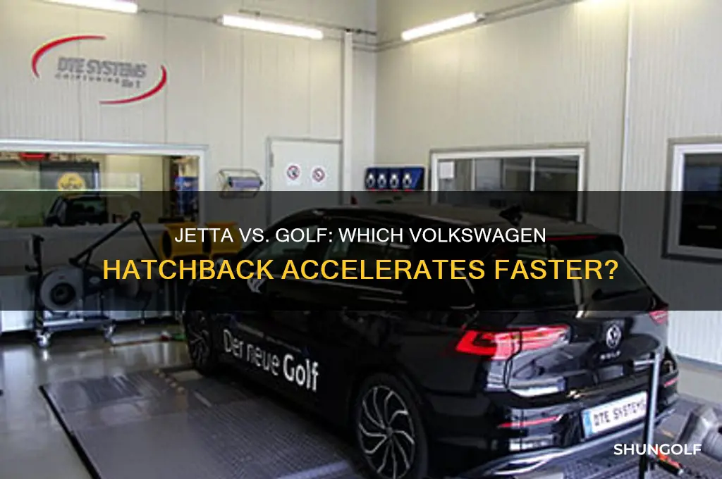 is a jetta faster than a golf