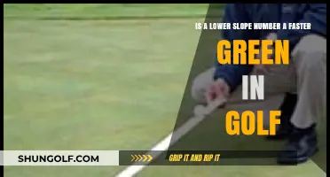 Lower Slope Numbers: Do They Mean Faster Greens in Golf?