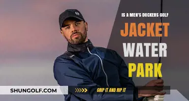 Is a Men's Dockers Golf Jacket Water Park Ready?