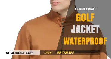 Is a Men's Dockers Golf Jacket Waterproof? Find Out Here