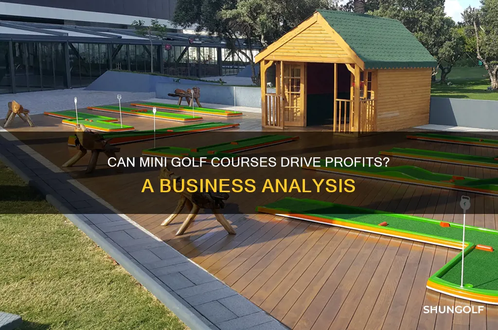 is a mini golf course profitable